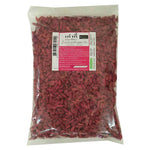 Makro Goji Berries 1kg in a clear plastic bag, dried red goji berries for healthy snacks and recipes in dry grocery section