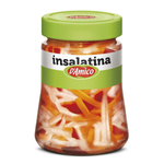 D'Amico Vegetable Salad Vinegar bottle, grocery product with clear label, used for salads and dressings in kitchen.
