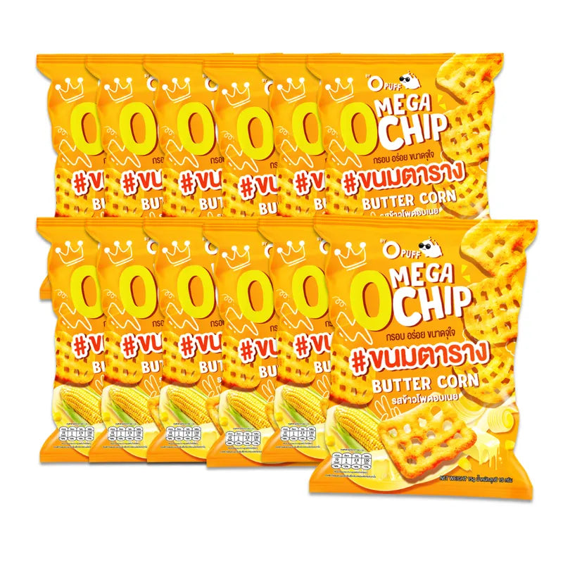 GRINNY MEGA O CHIP ROASTED CORN FLAVOUR 15g