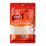 No.1 Hand Brand Garlic Powder in 200g package, dry grocery product with finely ground garlic in a clear container.