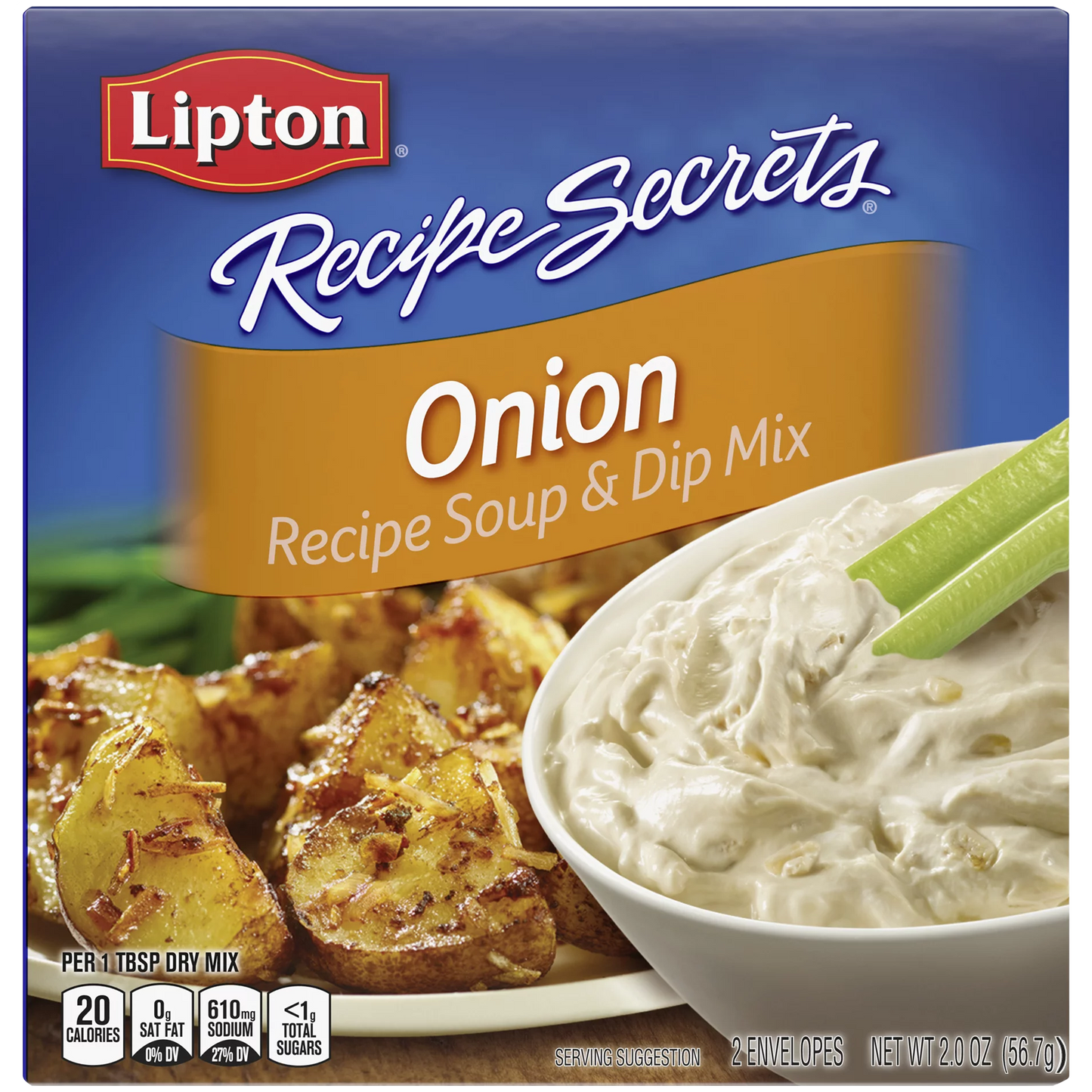 Lipton Recipe Secrets Soup and Dip Mix Onion