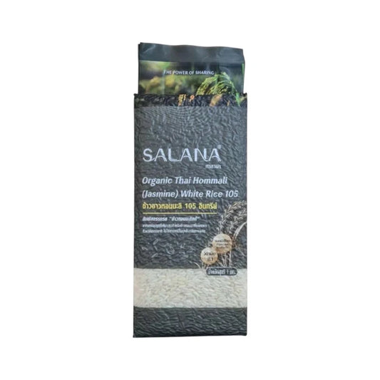 Salana Jasmine Rice 105 Organic Vacuum Packed 1kg