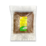 Sanpueng sliced sweet turnip in a clear plastic bag, 800g, for dry grocery use, with visible bright orange turnip slices inside