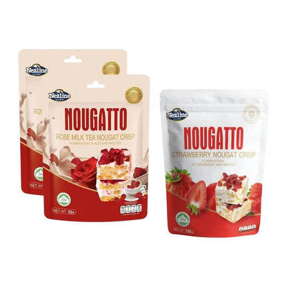 Nezline [3 Packs 100 Baht] () Nougatto Nougat Crisp Nougat 50g