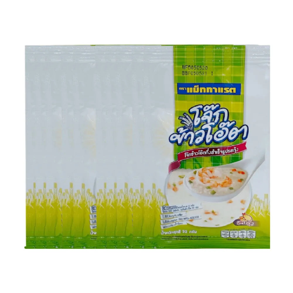 MCGARRETT [pack 10] Instant Oatmeal Porridge Shrimp Flavor 32g