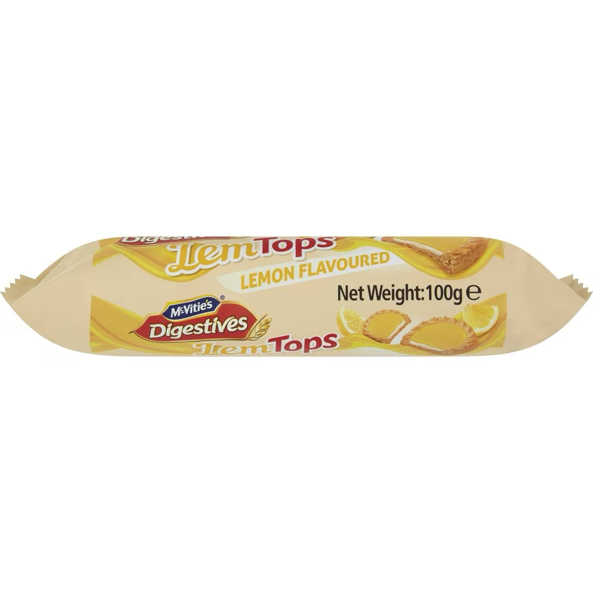 Mcvitie Digestives Lemtops Lemon