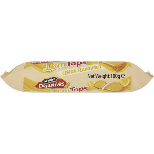 Mcvitie Digestives Lemtops Lemon