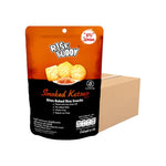 Rise Buddy Crispy Rice Snacks in a bowl, showing light, crunchy rice snacks from RISE BUDDY in dry grocery snack category.