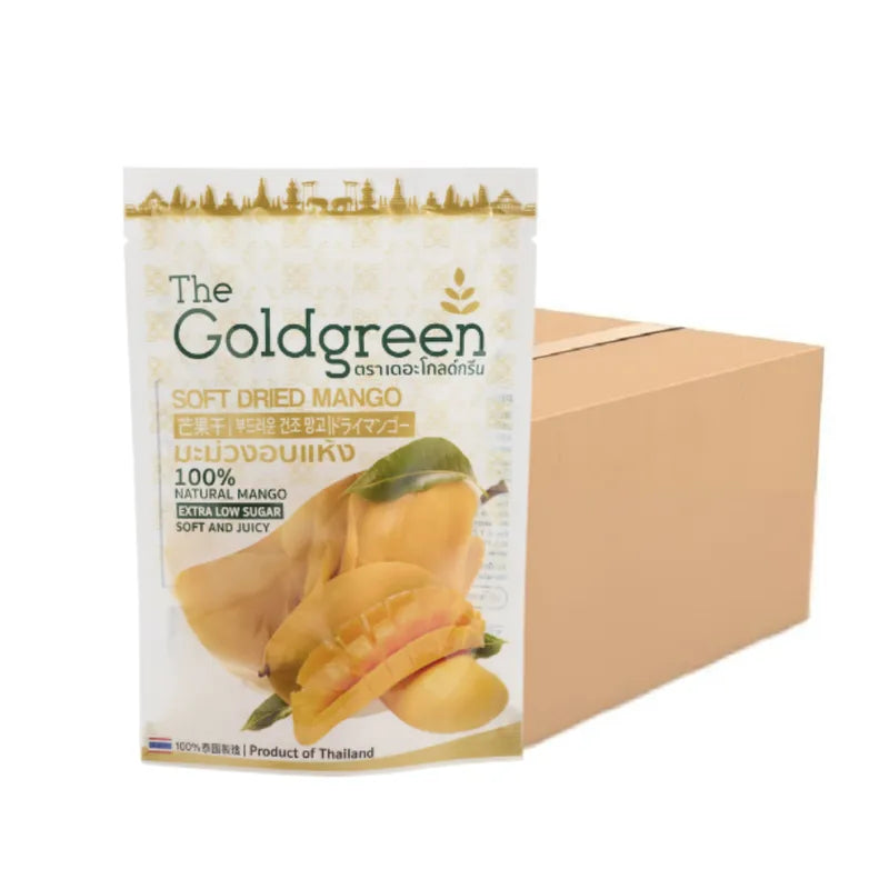 THE GOLDGREEN [whole Box 40] - SOFT DRIED MANGO 200g