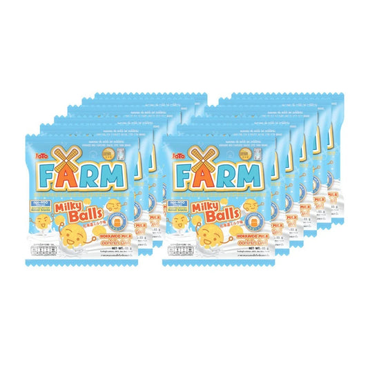 JOTO FARM Baked Corn Chips Hokkaido Milk 12g x12