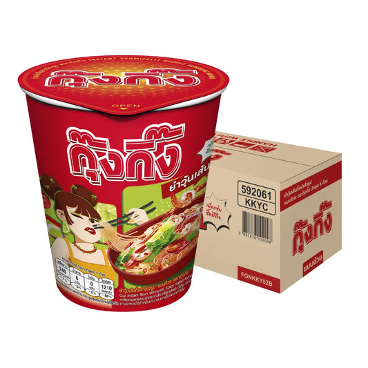 KUNGKING Instant Spicy Glass Noodle Salad Cup 52g x36