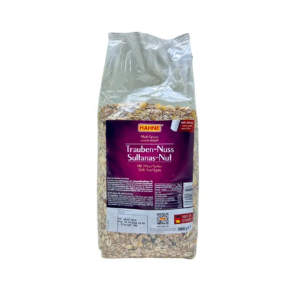 Hahne Raisin Nut Muesli 1000g