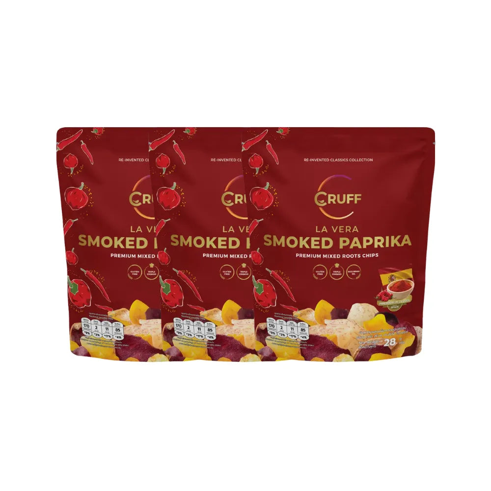 CRUFF Multi-colored Fried Crispy Potatoes Lavera Smoked Paprika