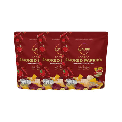 CRUFF Multi-colored Fried Crispy Potatoes Lavera Smoked Paprika