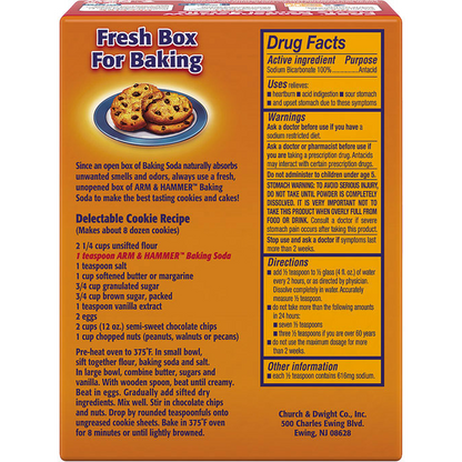 Arm & Hammer Baking Soda Box