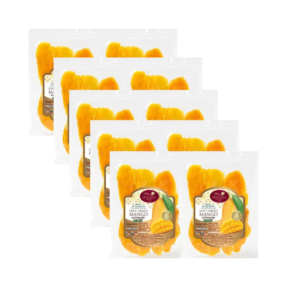 SRIWANNA Gold Dried Mango .buy 5 Free 5 ( GOLD Dried Mango .buy