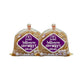 Chada Sweet Sliced Preserved Radish 500g, two bags, no MSG, no artificial color, in clear packaging with radish slices visible.