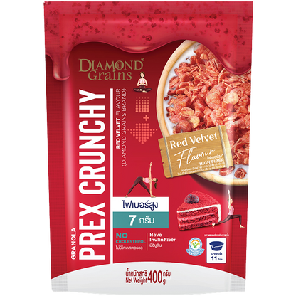 Diamond Grains Granola Prex Crunchy Red Velvet