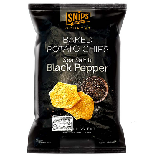 Snips Potato Chips Sea Salt And Black Pepper