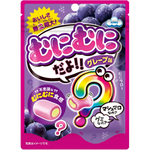 Eiwa Munimuni Sayo Grape Marshmallow confectionery snack with soft, fluffy purple marshmallows featuring grape flavor.