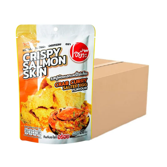 O-YUA Crispy Fried Salmon Skin Crispy Salmon Skin Crab Curry