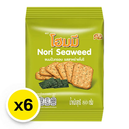 Homey Cracker Nori Seaweed 100g x6