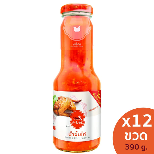 J-lek Jae Lek Chicken Sauce Glass Bottle Bottles 390g