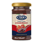 Jar of Cirio Exta Jam with a smooth, glossy surface and label displaying the Cirio brand for dry grocery use.