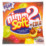 Storck Nimm2 Soft Cola confectionery snacks with soft, chewy cola-flavored candies in colorful packaging.