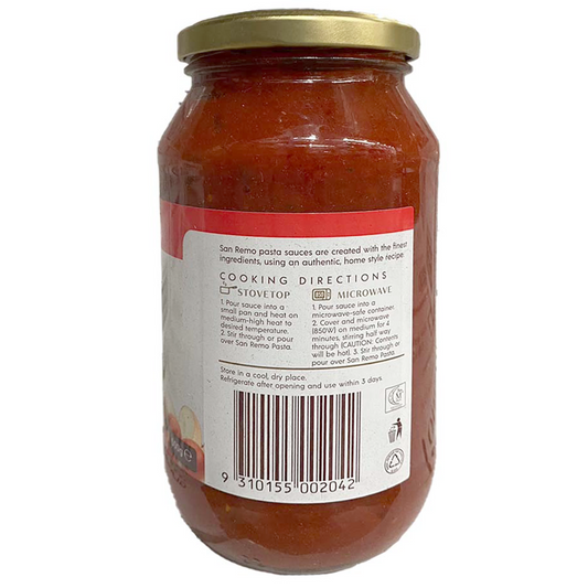 San Remo Tomato Basil Pasta Sauce