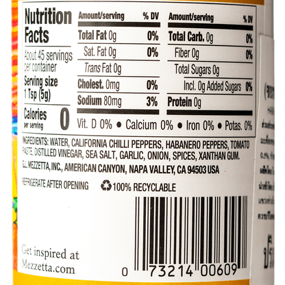 Mezzetta Habanero Hot Sauce