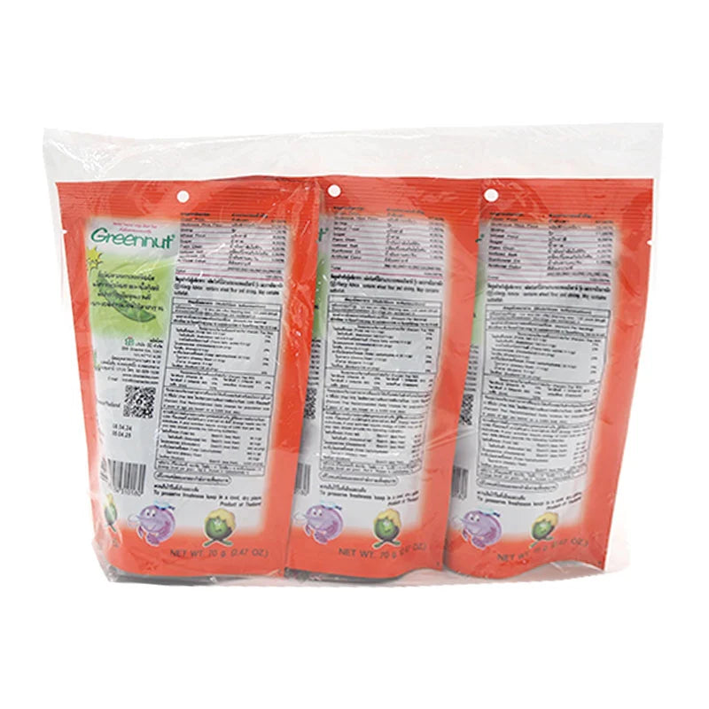 Greennut Crispy Green Peas Shrimp 70g x3