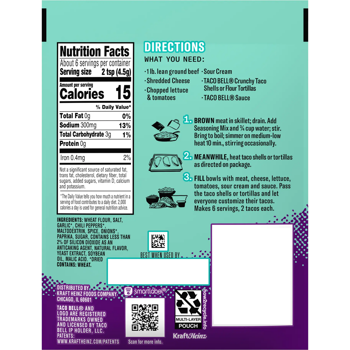Taco Bell Taco Seasoning Mix