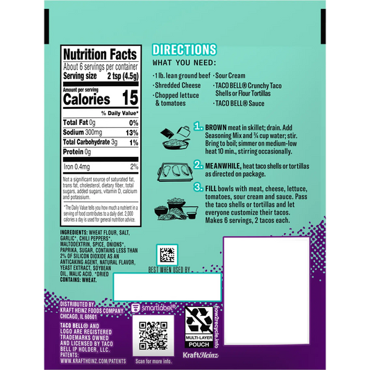 Taco Bell Taco Seasoning Mix