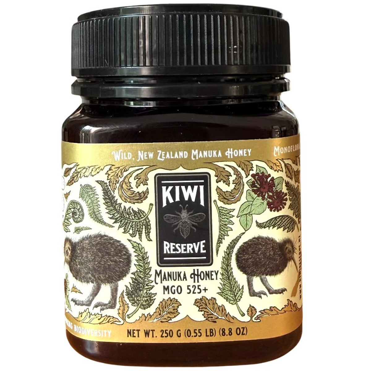 Kiwi Reserve NZ Monofloral Manuka Honey MGO 525+