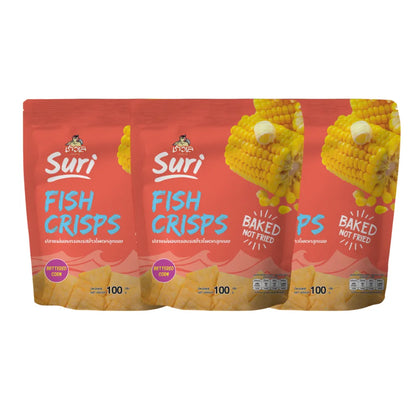 CHAOLAY Fish Crisps (buttered Corn) 100g x3