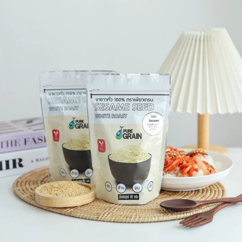 Pure Grain 100% Instant Roasted White Sesame 80g