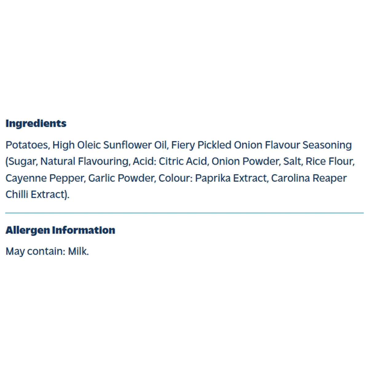Taylors Fiery Pickled Onion Ridge Cut Potato Crisps