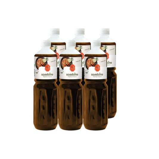 J-lek Pad Thai Sauce Pack Of 6 Bottles 1150g