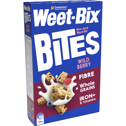 Sanitarium Weet Bix Bites Wild Berry Breakfast Cereal