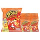 Cheetos American cheese corn snack 18g pack, crispy snack with cheesy flavor, displayed in a colorful bag.