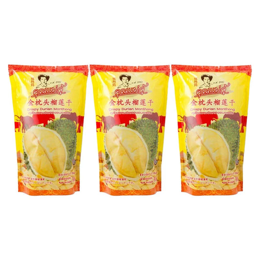 KHUNMAEJU Crispy Durian Monthong 95g x3
