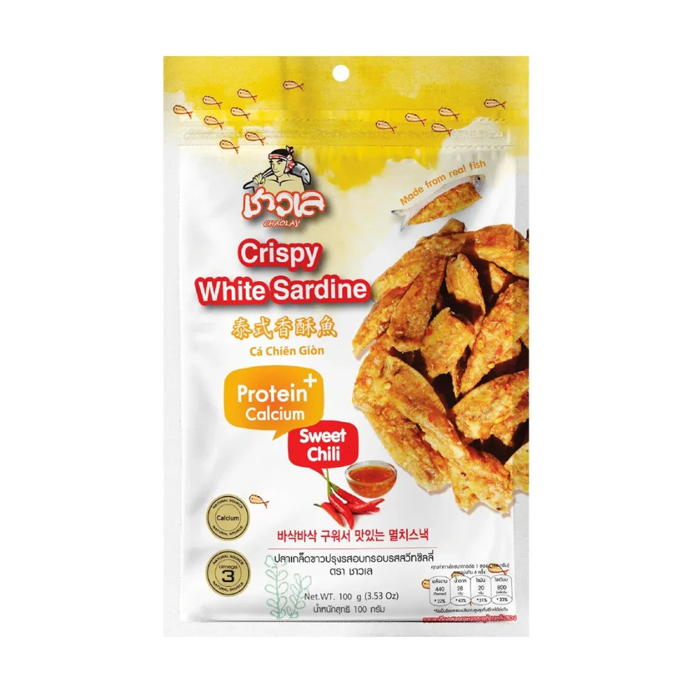 Chaolay Crispy White Sardine 100g x12