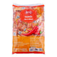 A pack of 100 ARO Chilli Sauce sachets, 10g each, featuring bright red chili sauce inside individual condiment packets.