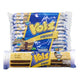 VOIZ Cracker with chocolate cream filling, 24g snack, showing the cracker topped with chocolate cream in a close-up image
