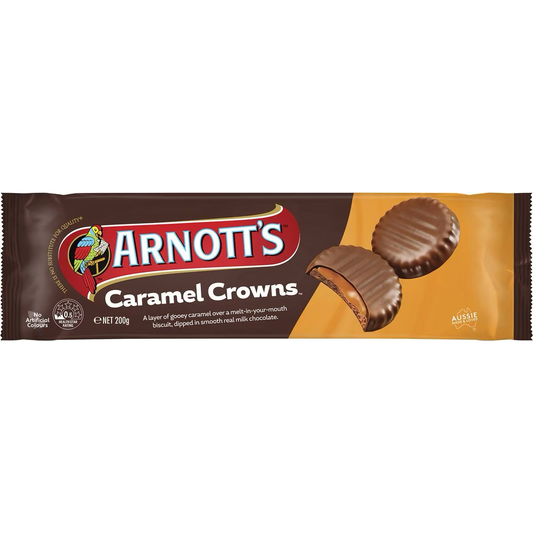 Arnott's Chocolate Caramel Crowns