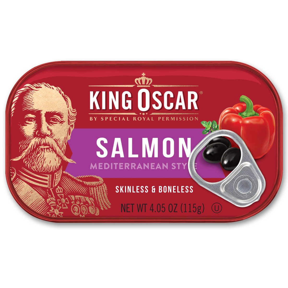 King Oscar Salmon In Mediterranean