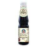 Deksomboon Keto Black Sweet Soy Sauce 330g bottle, ideal for Asian cuisine, with dark soy sauce visible in the image.