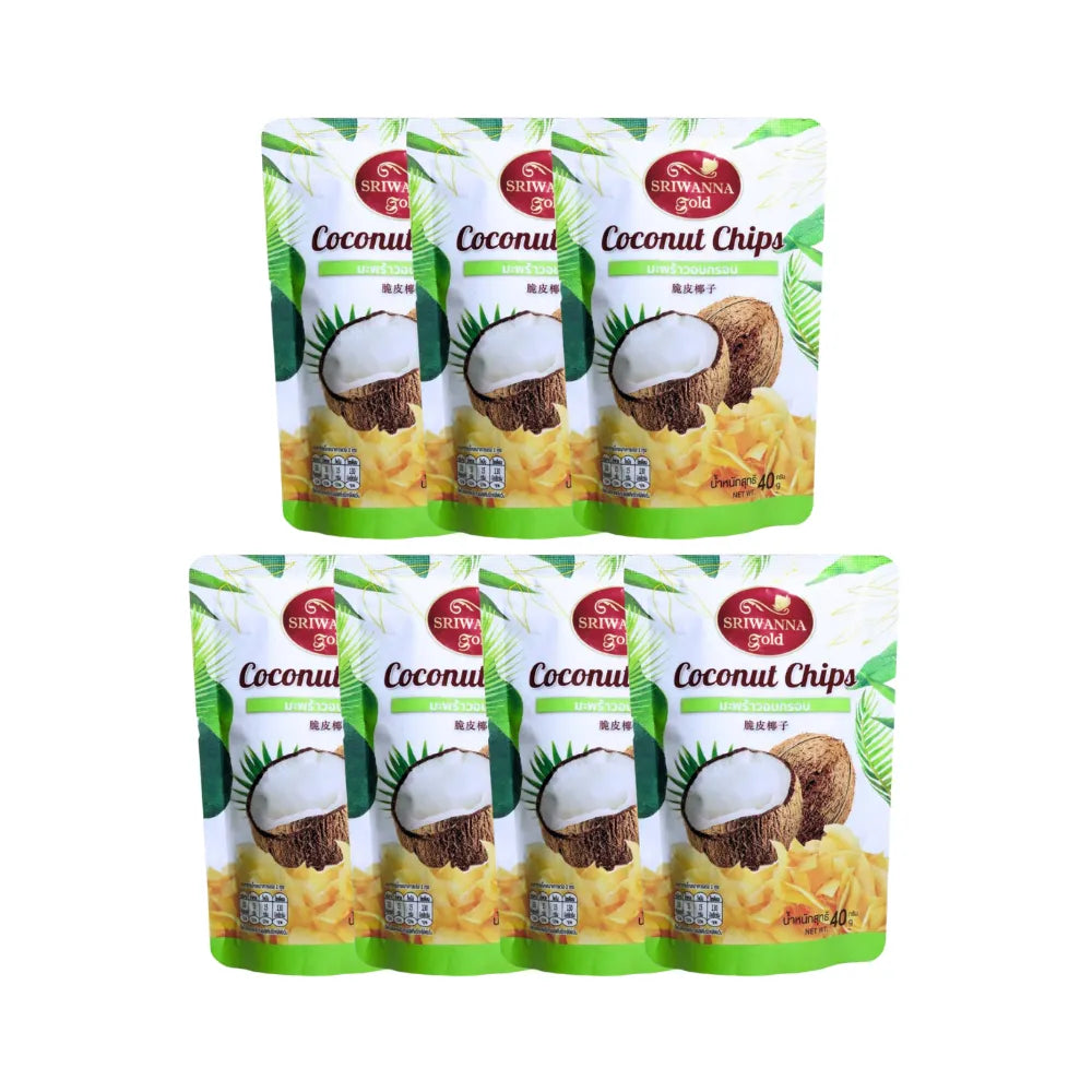 SRIWANNA Gold Gold Coconut Chips . Buy 5 Get 2 Free (gold