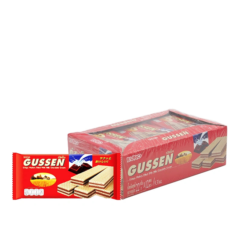 Gussen Wafer Milk Chocolate 22g x12